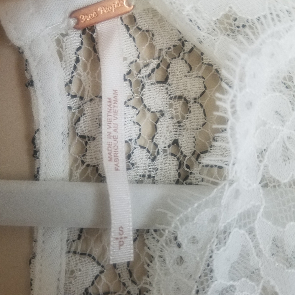 đź’ĄSOLDđź’ĄFree People Tell Tale Lace Tunic Dress S - Picture 11 of 12